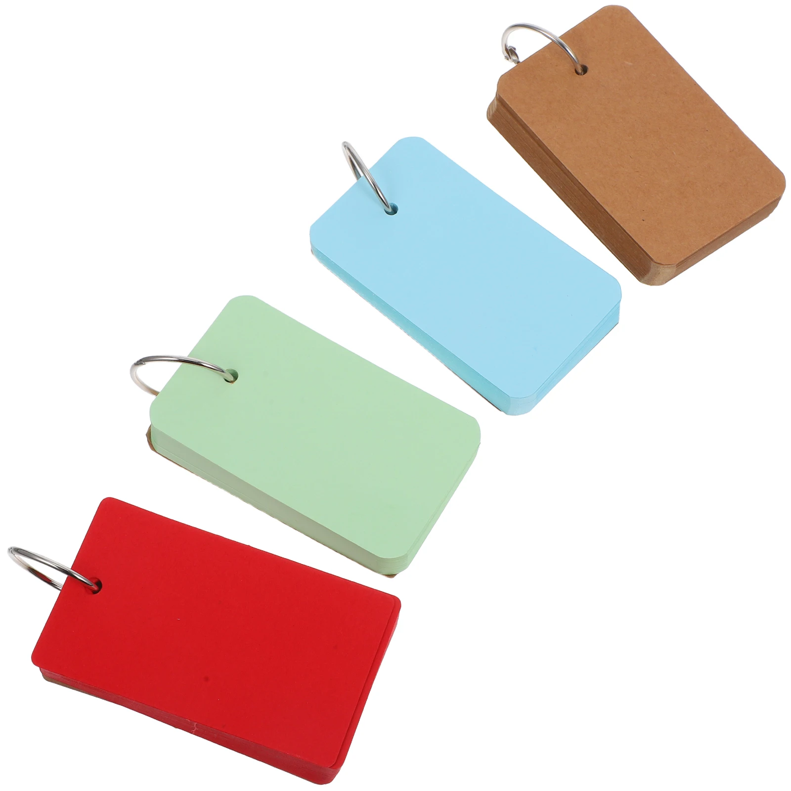 4Pcs Colored Iron Ring Portable Blank Flash Cards Notepads refillable memorandum school supplies
4Pcs Colored Iron Ring Portable Blank Flash Cards Notepads refillable memorandum school supplies