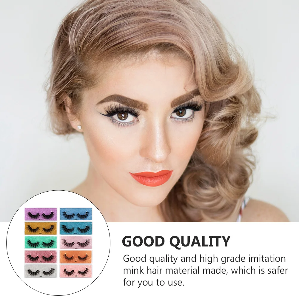 False Lashes Dense 3D Makeup Imitated Hair Color Mixed Artificial Eyelashes Eye Beauty Lifelike Dense Faux
False Lashes Dense 3D Makeup Imitated Hair Color Mixed Artificial Eyelashes Eye Beauty Lifelike Dense Faux