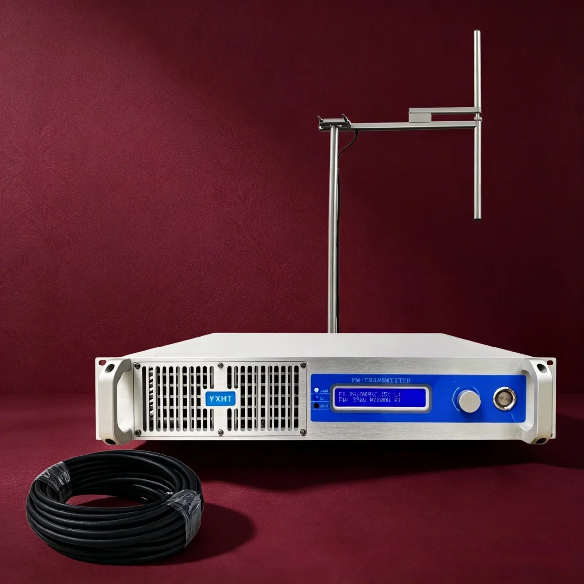 HQ- Complete Studio Set YXHT-1, 800W FM Transmitter With Outdoor Antenna And Connecting Cable For Community & Building Broadcast
HQ- Complete Studio Set YXHT-1, 800W FM Transmitter With Outdoor Antenna And Connecting Cable For Community & Building Broadcast