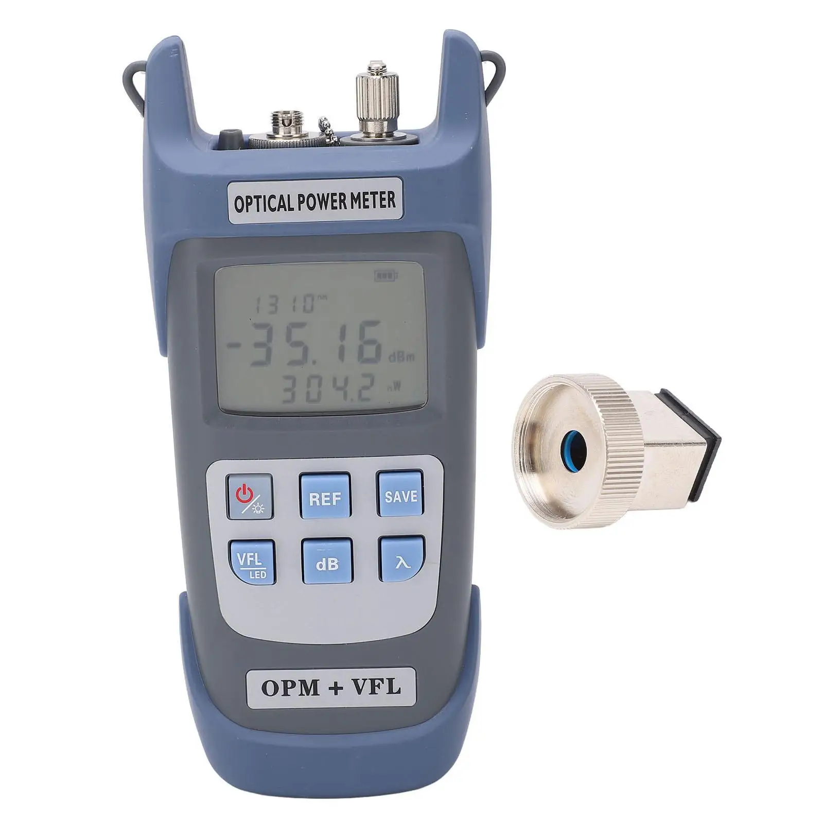 High Optical Fiber Tester 1-5km, 40H Continuous Output, Power Meter for communication Engineering
High Optical Fiber Tester 1-5km, 40H Continuous Output, Power Meter for communication Engineering
