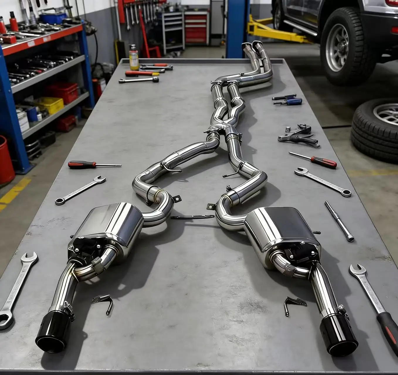 PRO for BMW 335i E90 E92 E93 N54 3.0T SS304 Valvetronic Muffler Valved Catback With Remote Control High Quality Exhaust Systems
PRO for BMW 335i E90 E92 E93 N54 3.0T SS304 Valvetronic Muffler Valved Catback With Remote Control High Quality Exhaust Systems