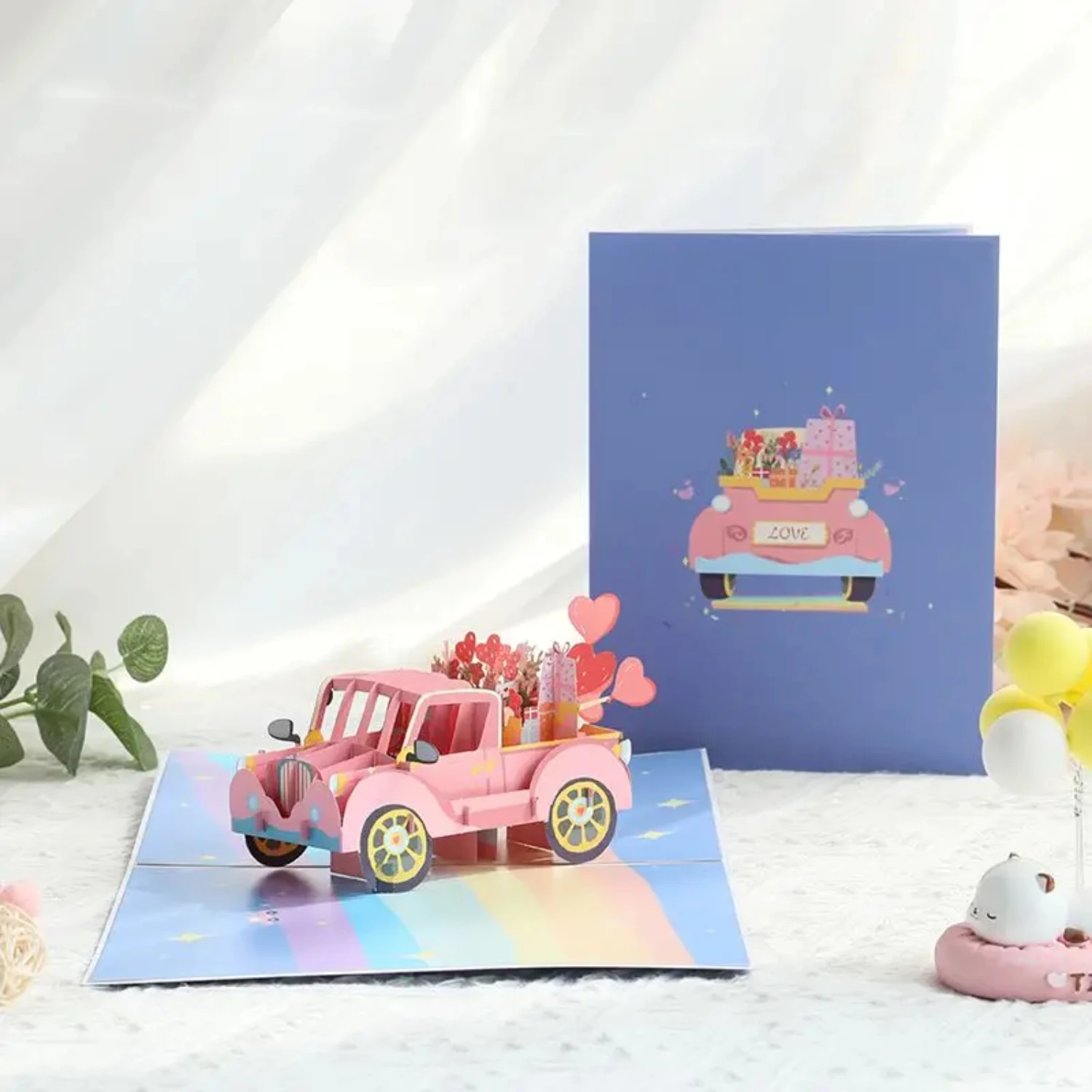 1pc New Romantic Love Float Pop Up Greeting Card, 3D Foldable Finished Message Card, Ideal Perfect Gift For Couples, Birthday Ce
1pc New Romantic Love Float Pop Up Greeting Card, 3D Foldable Finished Message Card, Ideal Perfect Gift For Couples, Birthday Ce