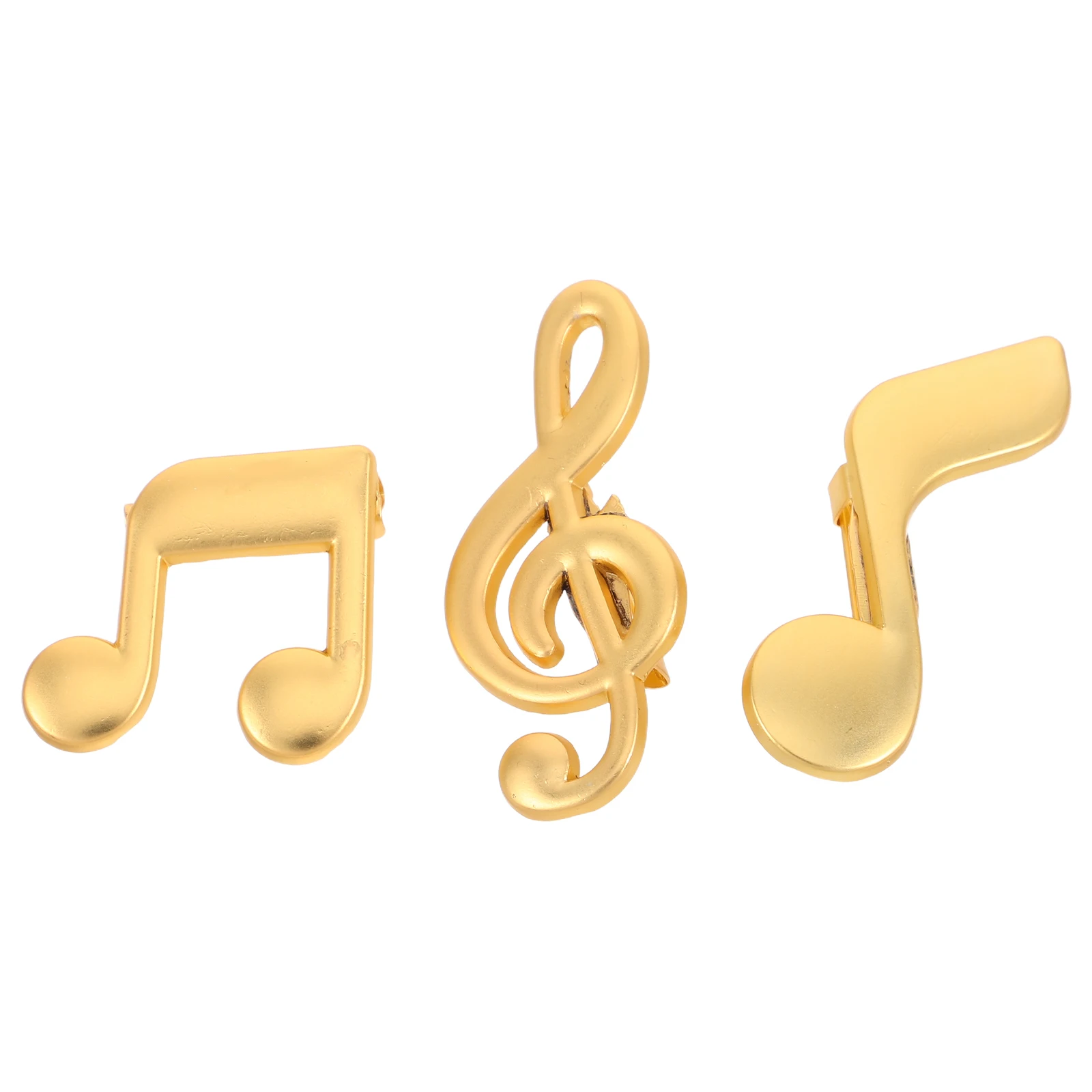 3pcs Musical Note Brooch Korean Style Lapel Pin for Men Suits Golden Color Alloy Material Badge Design Suitable Various
3pcs Musical Note Brooch Korean Style Lapel Pin for Men Suits Golden Color Alloy Material Badge Design Suitable Various