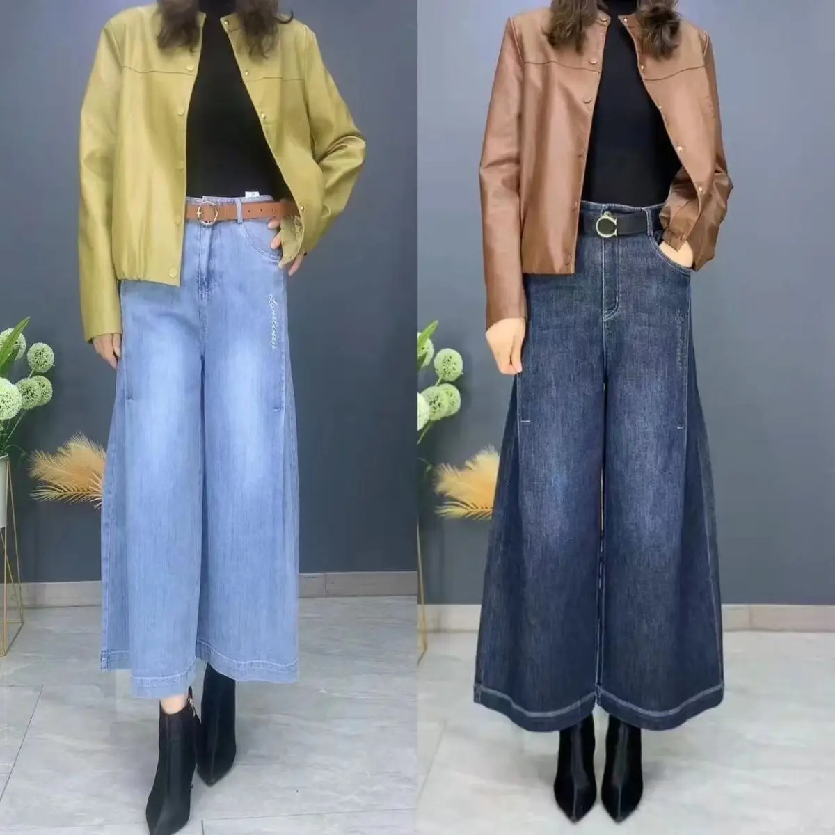 Jeans Women Harajuku Retro Korean Style Girls Vintage Streetwear Teens High Street Casual Black Classic High Waist Baggy A162
Jeans Women Harajuku Retro Korean Style Girls Vintage Streetwear Teens High Street Casual Black Classic High Waist Baggy A162