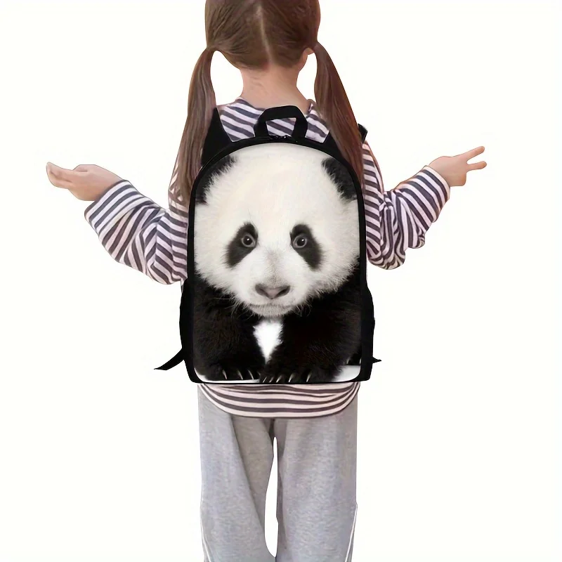 Panda Print 3 backpack, including lunch bag and pencil case, PVC lightweight campus style schoolbag
Panda Print 3 backpack, including lunch bag and pencil case, PVC lightweight campus style schoolbag