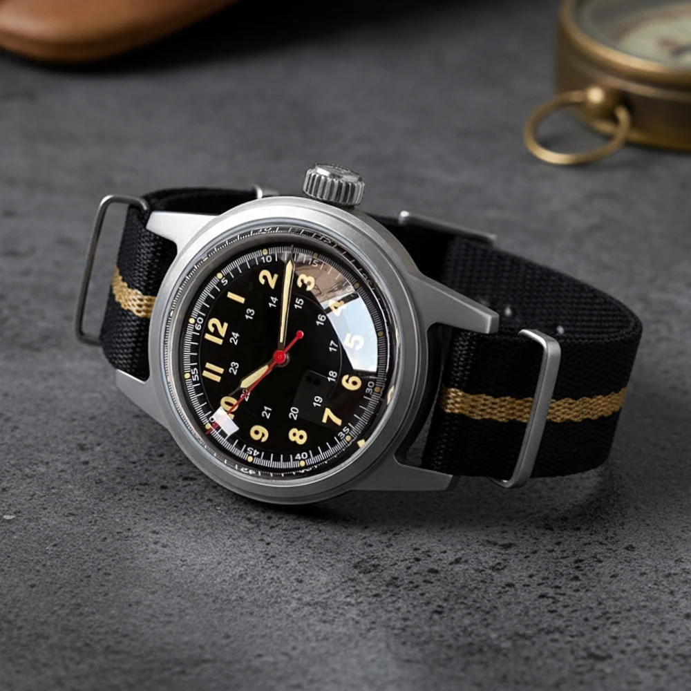 Винтажные часы Tandorio 36 мм 200 м, водонепроницаемые автоматические часы для дайвинга NH35, мужские часы с зеленым люмом, черный циферблат, бубл, бант, сапфировые военные часы
Винтажные часы Tandorio 36 мм 200 м, водонепроницаемые автоматические часы для дайвинга NH35, мужские часы с зеленым люмом, черный циферблат, бубл, бант, сапфировые военные часы