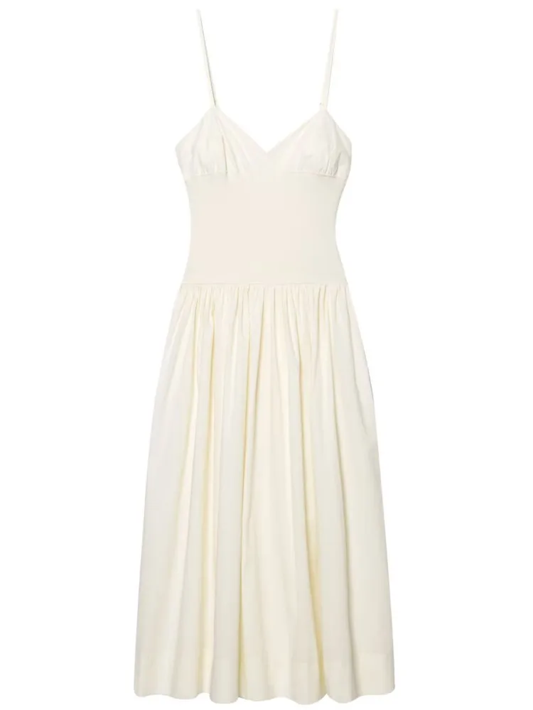 Solid Patchwork Dress For Women Elegant Sexy V-neck Sleeveless Backless Beach Midi Dresses 2025 New Summer Fashion Holiday Dress
Solid Patchwork Dress For Women Elegant Sexy V-neck Sleeveless Backless Beach Midi Dresses 2025 New Summer Fashion Holiday Dress