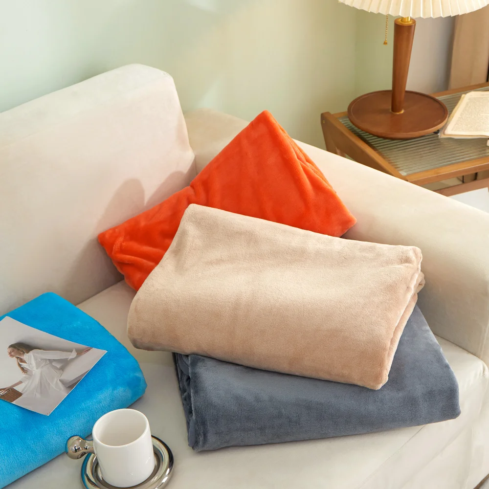 Solid Color Soft Flannel Blanket Warm Coral Fleece Velvet Blanket Winter Sheet Home Sofa Office Air Conditioner Yoga Nap Blanket
Solid Color Soft Flannel Blanket Warm Coral Fleece Velvet Blanket Winter Sheet Home Sofa Office Air Conditioner Yoga Nap Blanket