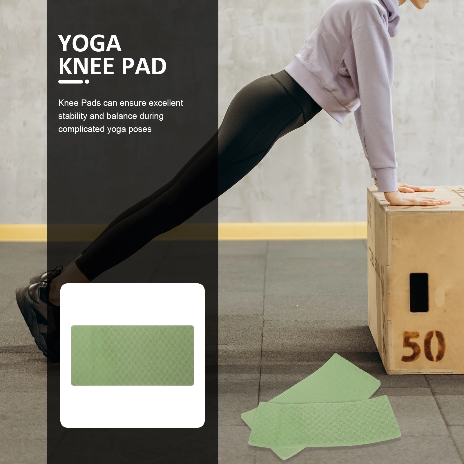 Yoga Knee Pads Thick Cushioned Non Slip Tpe Kneeling Pad for Workout Multi function Professional Yoga
Yoga Knee Pads Thick Cushioned Non Slip Tpe Kneeling Pad for Workout Multi function Professional Yoga