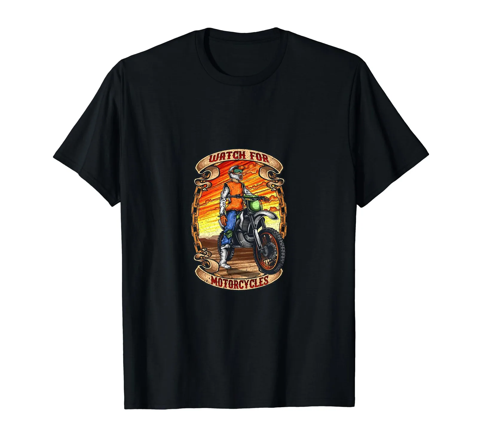 Watch For Motorcycles T-Shirt Outdoor casual T-shirt
Watch For Motorcycles T-Shirt Outdoor casual T-shirt