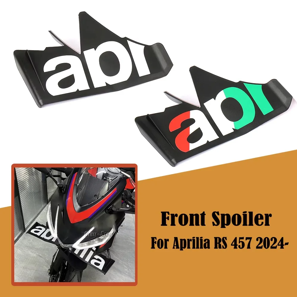 For Aprilia RS457 RS 457 2024 Logo ABS Front Fairing Winglets Aerodynamic Protection Guard Cover Motorcycle Accessories Parts
For Aprilia RS457 RS 457 2024 Logo ABS Front Fairing Winglets Aerodynamic Protection Guard Cover Motorcycle Accessories Parts