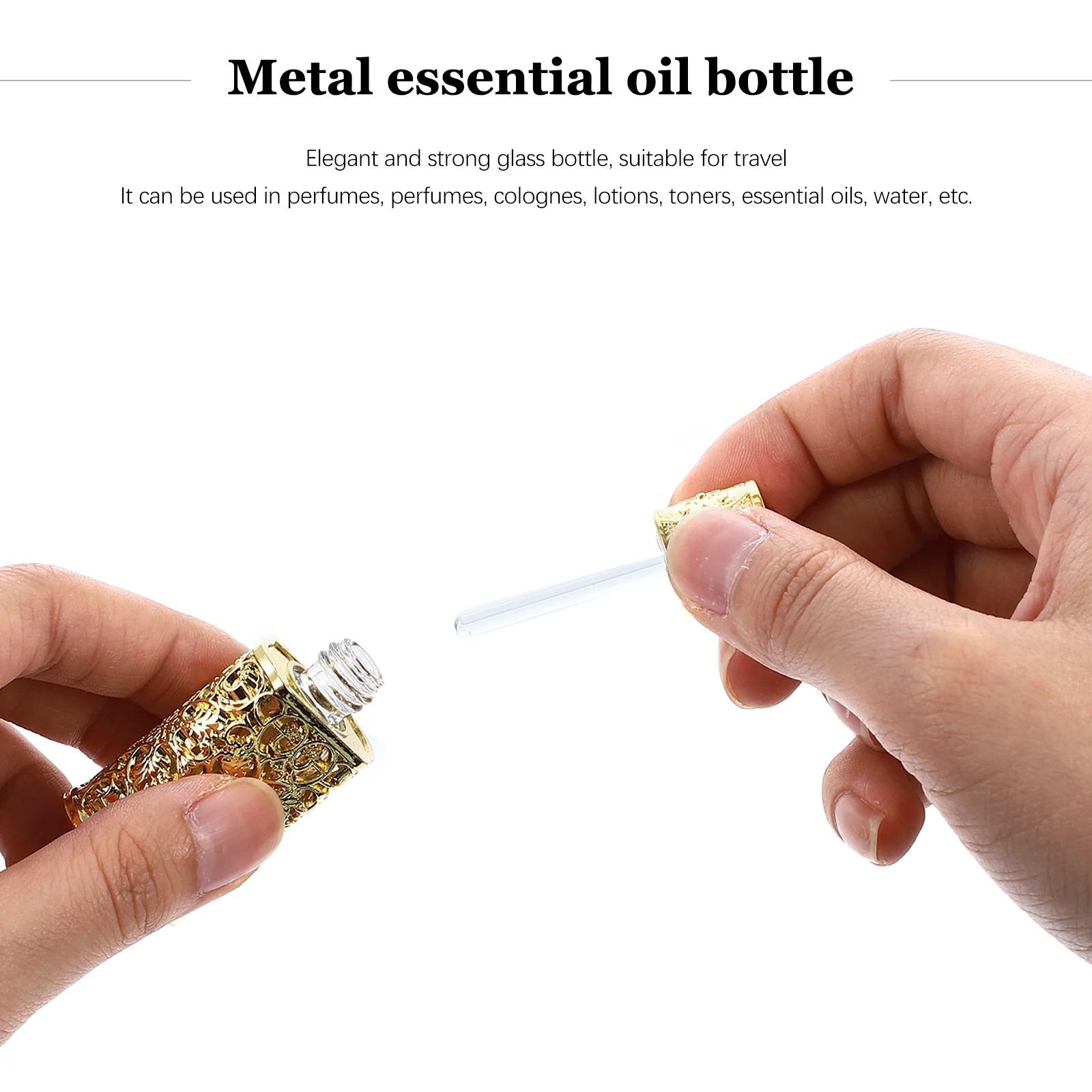 3Ml Metal Glass Spray Bottle Stylish Engraved Essential Oil Container Portable Perfume Dispenser Travel Friendly Liquid Bottle
3Ml Metal Glass Spray Bottle Stylish Engraved Essential Oil Container Portable Perfume Dispenser Travel Friendly Liquid Bottle