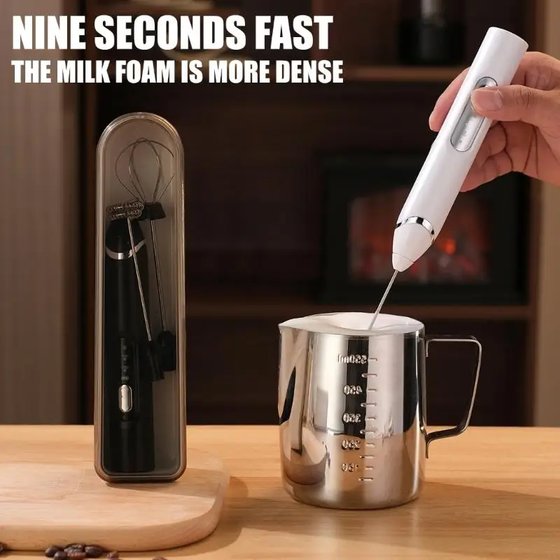 D0AB Milk Frother Highlighting Dense Case for Neat Organization and Portability
D0AB Milk Frother Highlighting Dense Case for Neat Organization and Portability