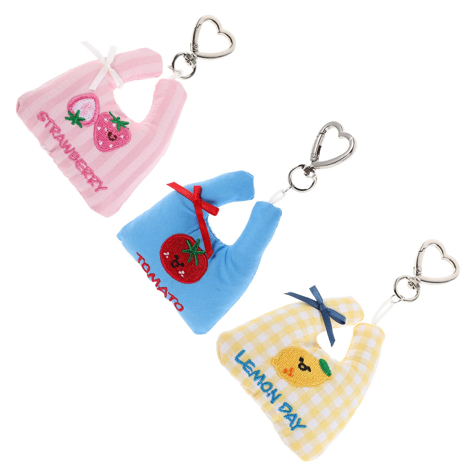 3Pcs Fruit Keychain Set Cute Stuffed Fruit Bag Charms Strawberry Clip Mini Tote Reusable Shopping Bag Charm Kawaii Keyring
3Pcs Fruit Keychain Set Cute Stuffed Fruit Bag Charms Strawberry Clip Mini Tote Reusable Shopping Bag Charm Kawaii Keyring