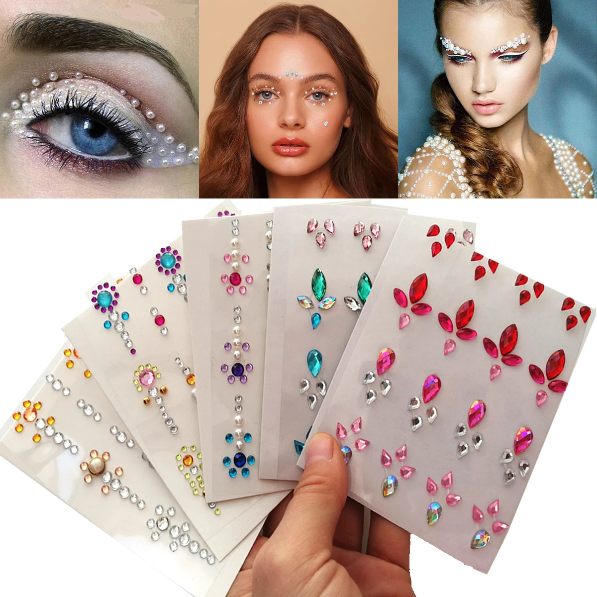 12Sheets/Lot Face Eyes Body Self-Adhesive Crystal Face Decoration Sticker Makeup Temporary Tattoo Jewels Stickers
12Sheets/Lot Face Eyes Body Self-Adhesive Crystal Face Decoration Sticker Makeup Temporary Tattoo Jewels Stickers