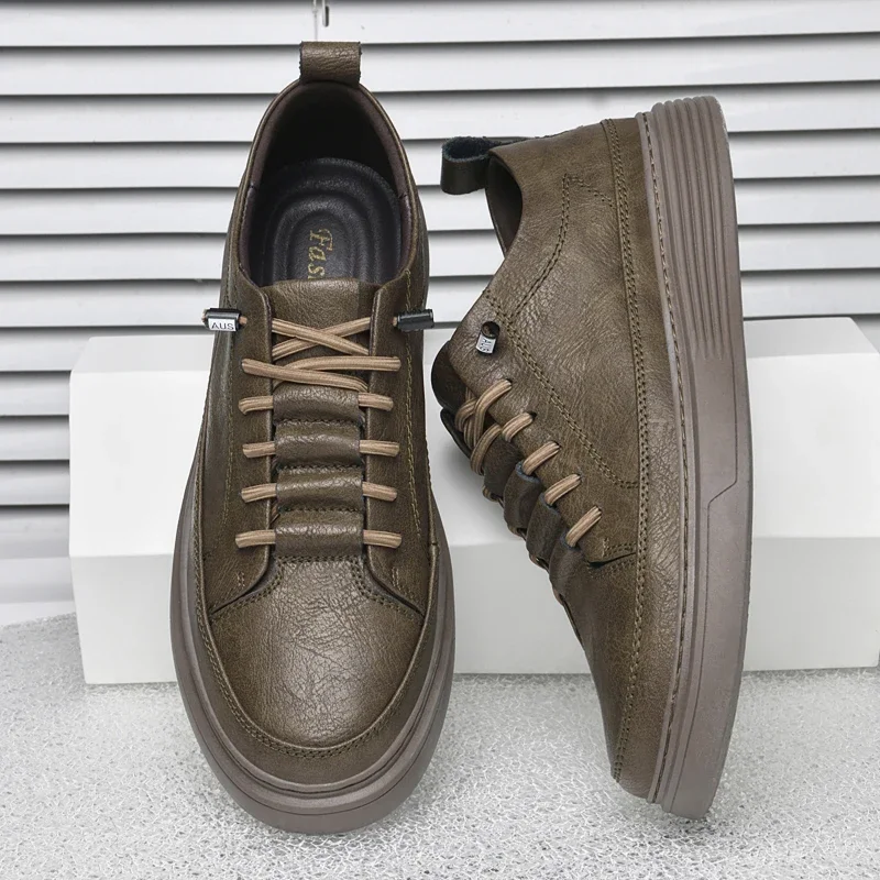 Spring New Oxford Shoes Trend Mens Genuine Leather Formal Dress Footwear Comfortable Casual Shoes Classic Male Skateboard Shoes
Spring New Oxford Shoes Trend Mens Genuine Leather Formal Dress Footwear Comfortable Casual Shoes Classic Male Skateboard Shoes