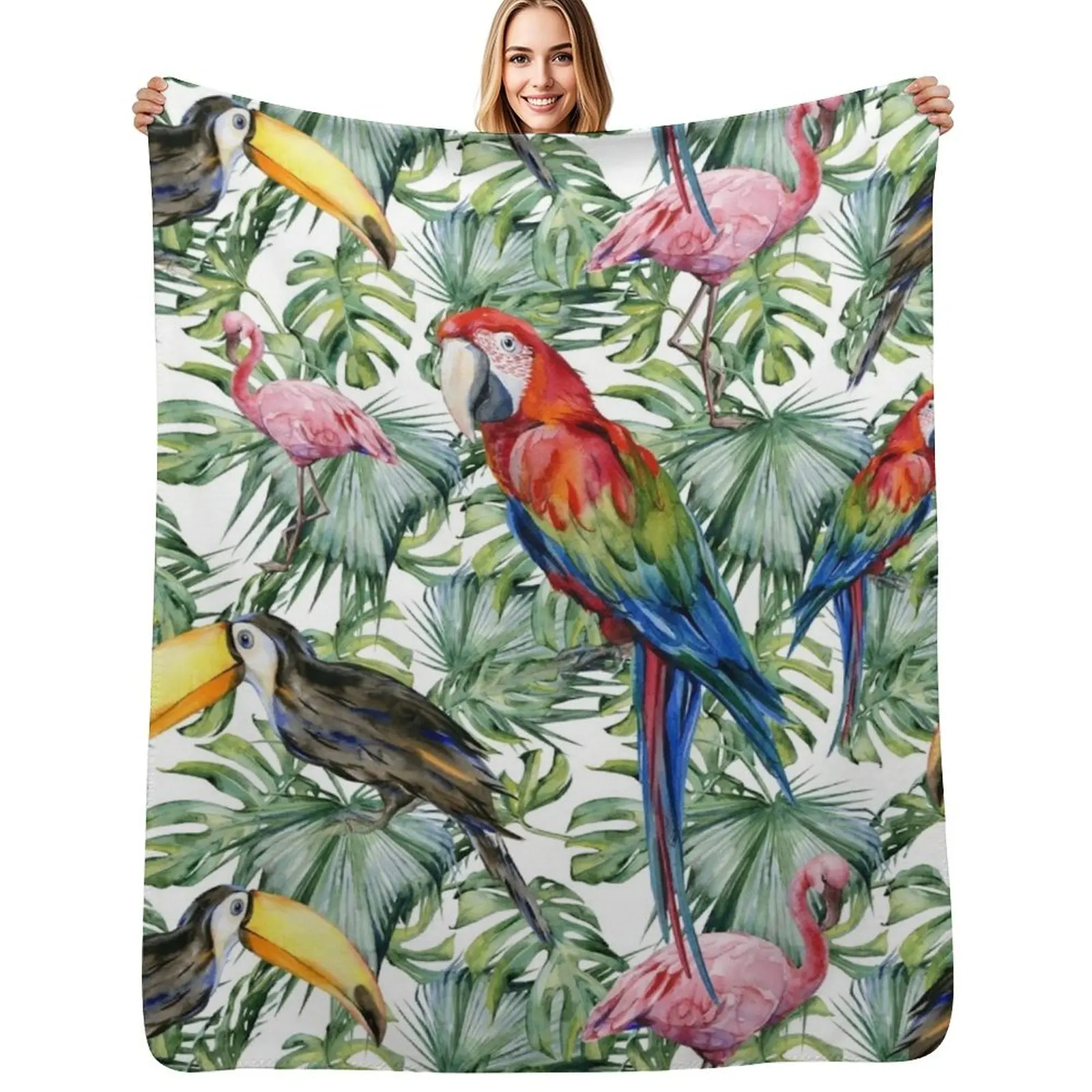 TROPICAL JUNGLE PATTERN Throw Blanket Winter beds halloween Hair Shaggy Blanket
TROPICAL JUNGLE PATTERN Throw Blanket Winter beds halloween Hair Shaggy Blanket