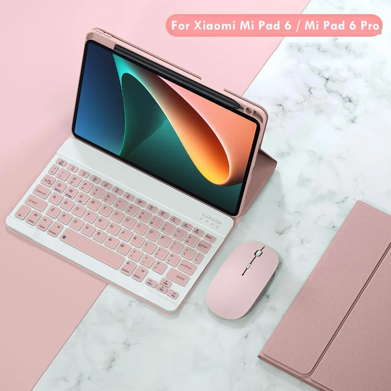 Чехол с магнитной клавиатурой для Xiaomi Mi Pad 6/Mi Pad 6 Pro 11 дюймов 2023, чехол с держателем для карандашей
Чехол с магнитной клавиатурой для Xiaomi Mi Pad 6/Mi Pad 6 Pro 11 дюймов 2023, чехол с держателем для карандашей