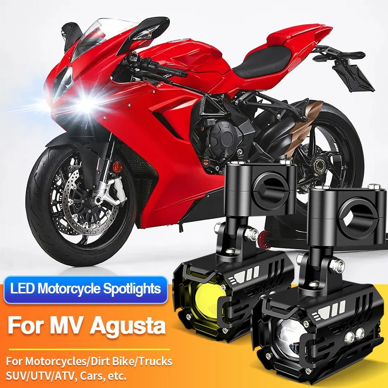 1/2PCS Universal Motorcycles Headlight LED Fog Light Spotlights for MV Agusta Brutale 1000 RS/Dragster 800RC/800RR/800RR SCS/800
1/2PCS Universal Motorcycles Headlight LED Fog Light Spotlights for MV Agusta Brutale 1000 RS/Dragster 800RC/800RR/800RR SCS/800