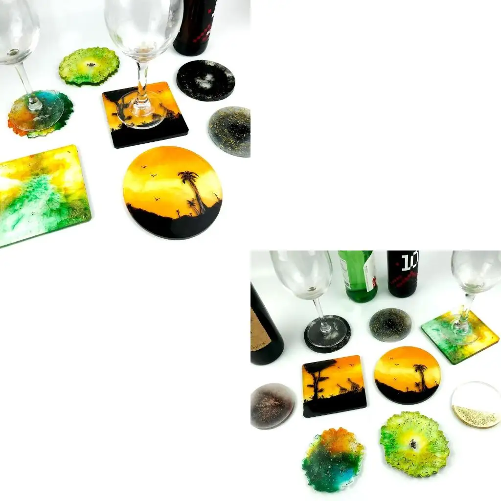 Resin Moulds 5 Silicone Casting Molds Jewelry Making Holder Ashtray Tray Mould for Home Decoration DIY
Resin Moulds 5 Silicone Casting Molds Jewelry Making Holder Ashtray Tray Mould for Home Decoration DIY
