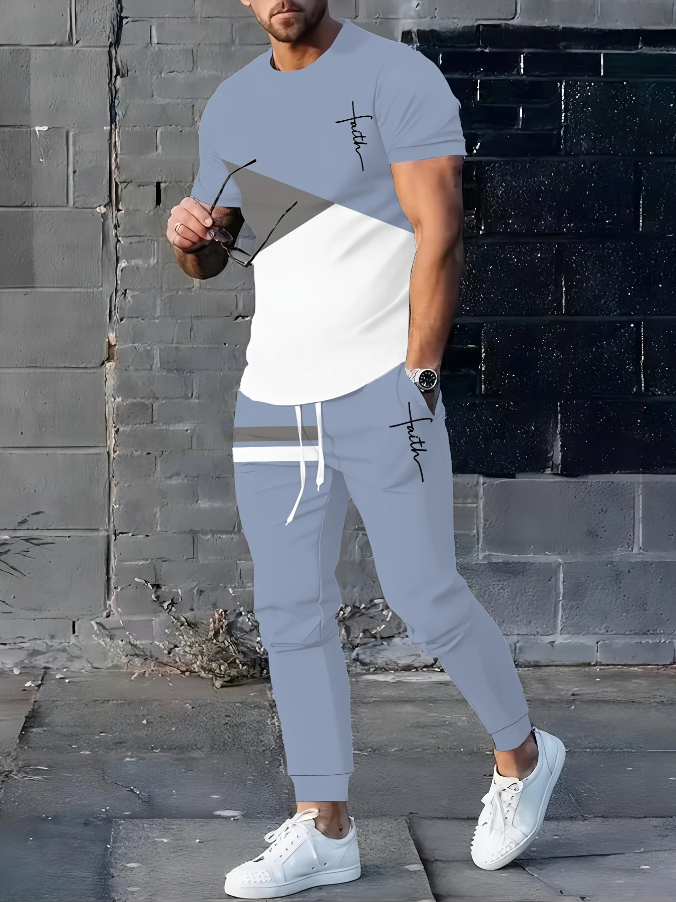 The 2025 Summer new men's suit a casual and fashionable short-sleeved pants set 3D printed for outdoor and street use
The 2025 Summer new men's suit a casual and fashionable short-sleeved pants set 3D printed for outdoor and street use