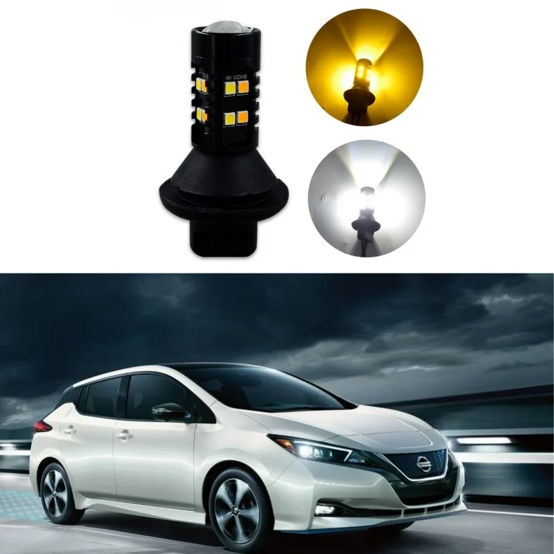 Для Nissan Leaf (ZE0) 2011 ~ 2017 Leaf (ZE1) 2018-2021 автомобильные аксессуары поворота T20 3157 светодиодные DRL дневные ходовые огни указатель поворота
Для Nissan Leaf (ZE0) 2011 ~ 2017 Leaf (ZE1) 2018-2021 автомобильные аксессуары поворота T20 3157 светодиодные DRL дневные ходовые огни указатель поворота