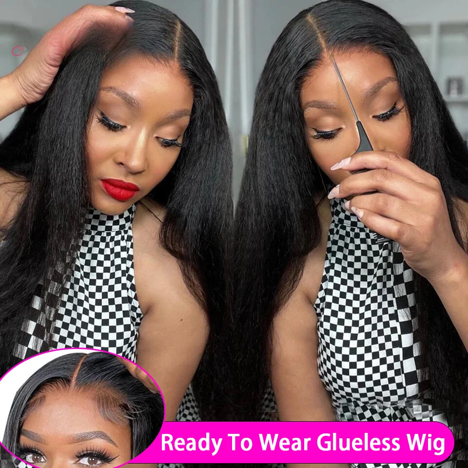 Ready To Wear Glueless Wig Straight 5x5 HD Lace Closure Wigs Human Hair 200% Density Pre Cut Lace Wig Brazilan 30 34 inch
Ready To Wear Glueless Wig Straight 5x5 HD Lace Closure Wigs Human Hair 200% Density Pre Cut Lace Wig Brazilan 30 34 inch