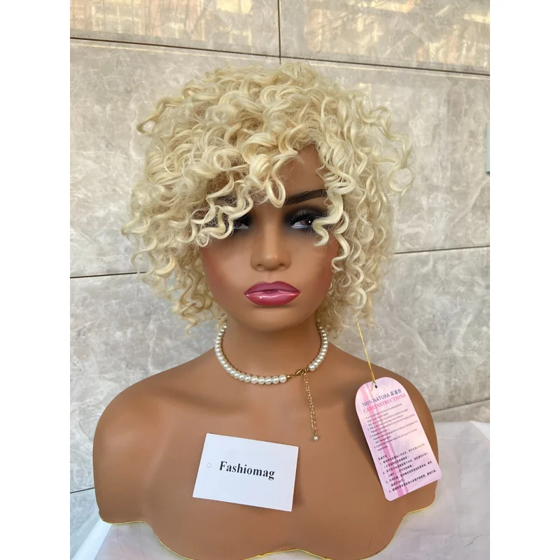 Short Afro Kinky Blonde #613 Fluffy Soft Synthetic Hair Wigs Women Daily Natural
Short Afro Kinky Blonde #613 Fluffy Soft Synthetic Hair Wigs Women Daily Natural