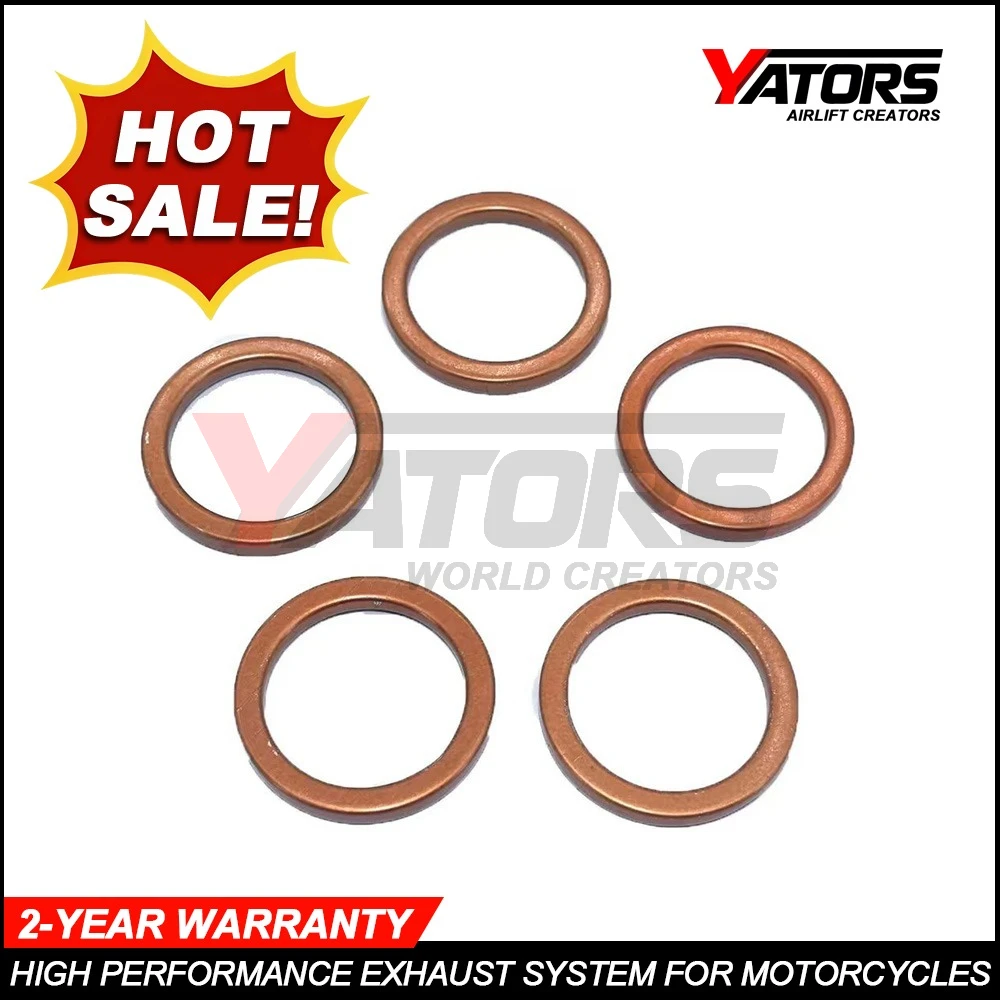 5PCS Muffler Exhaust Gasket For 49cc 50cc 110cc 150cc GY6 70 90 100 125cc Scooter Bike ATV Moped Parts
5PCS Muffler Exhaust Gasket For 49cc 50cc 110cc 150cc GY6 70 90 100 125cc Scooter Bike ATV Moped Parts