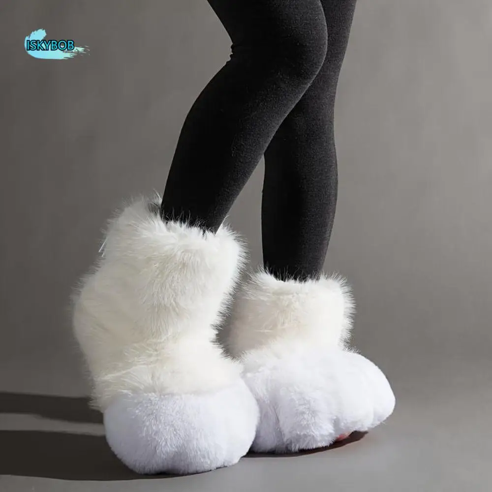 Kawaii Cartoon Winter Cat Paw Slippers Furry Large Cosplay Props Shoes Thicken Exaggerate Plush Cat Paw Boots Cosplay
Kawaii Cartoon Winter Cat Paw Slippers Furry Large Cosplay Props Shoes Thicken Exaggerate Plush Cat Paw Boots Cosplay