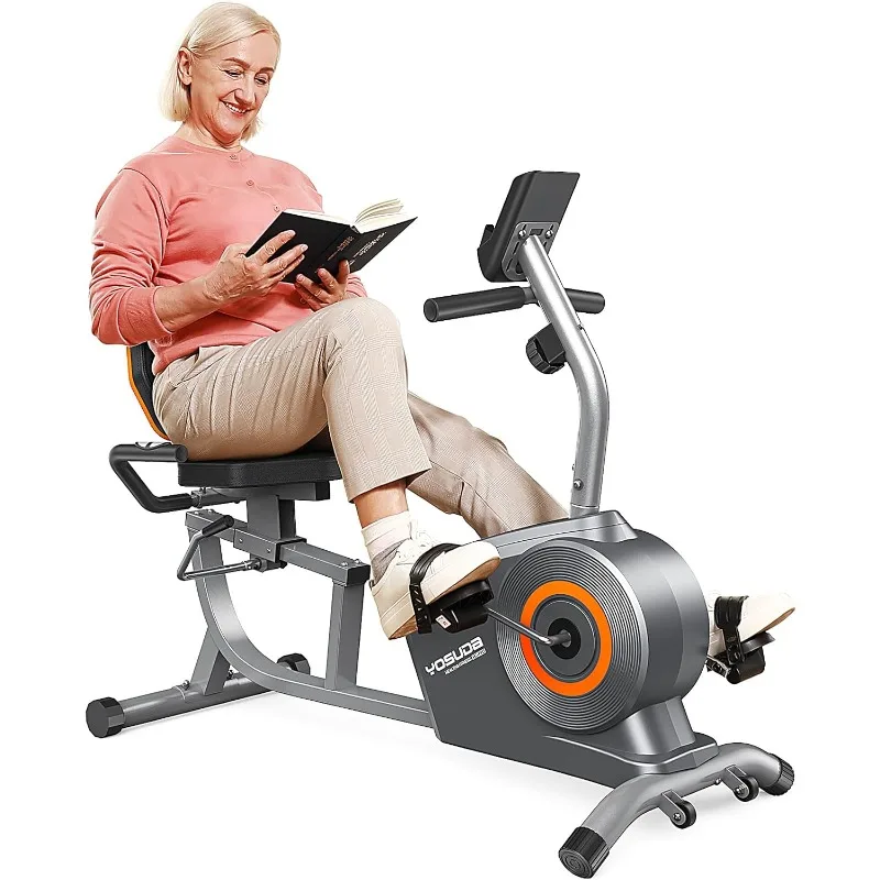 YOSUDA Recumbent Exercise Bike for Adults Seniors with Quick Adjust Seat, 350LB Capacity & 16-level Resistance,Sliver
YOSUDA Recumbent Exercise Bike for Adults Seniors with Quick Adjust Seat, 350LB Capacity & 16-level Resistance,Sliver