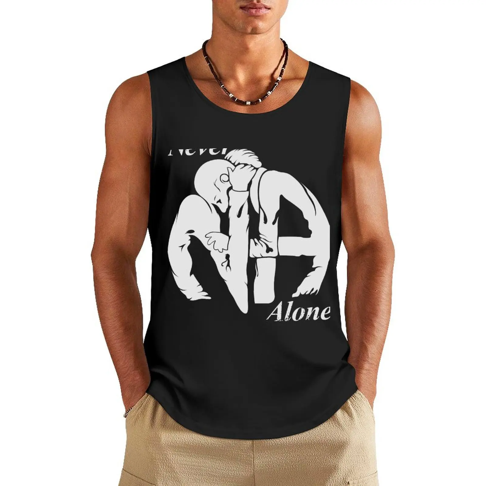 Never Alone Narcotics Anonymous (NA) Tank Top Sports clothing clothes for men summer
Never Alone Narcotics Anonymous (NA) Tank Top Sports clothing clothes for men summer
