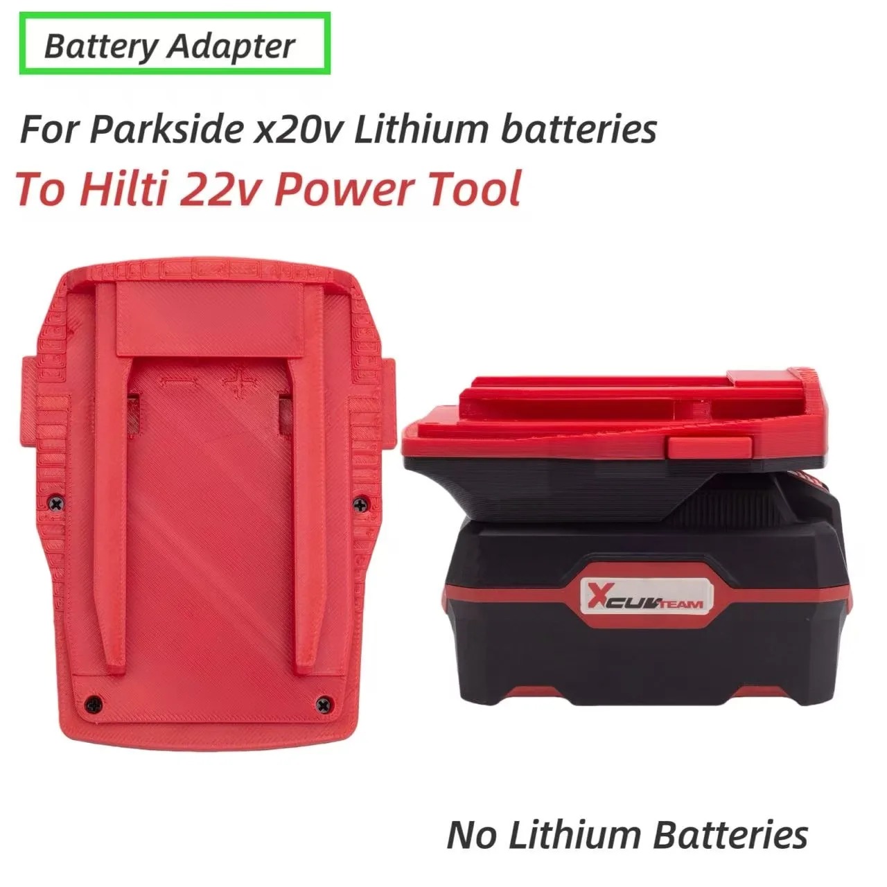 Для аккумуляторных дрелей серии Hilti B22, совместимых с адаптером-адаптером для литий-ионного аккумулятора PARKSIDE X20V (батарея в комплект не входит)
Для аккумуляторных дрелей серии Hilti B22, совместимых с адаптером-адаптером для литий-ионного аккумулятора PARKSIDE X20V (батарея в комплект не входит)