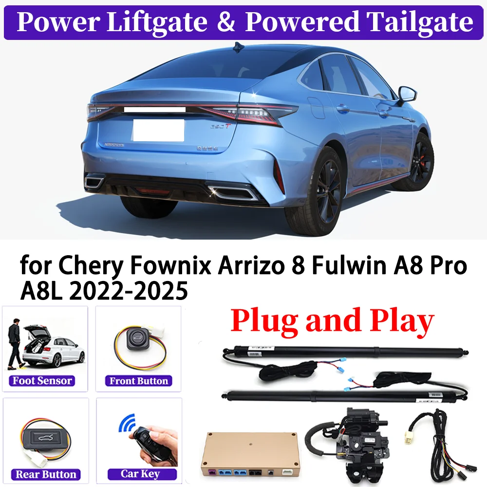 for Chery Fownix Arrizo 8 Fulwin A8 Pro A8L 2022-2025 OEM Car Automatic Power Liftgate Kit Smart Auto Electric Tailgate System
for Chery Fownix Arrizo 8 Fulwin A8 Pro A8L 2022-2025 OEM Car Automatic Power Liftgate Kit Smart Auto Electric Tailgate System