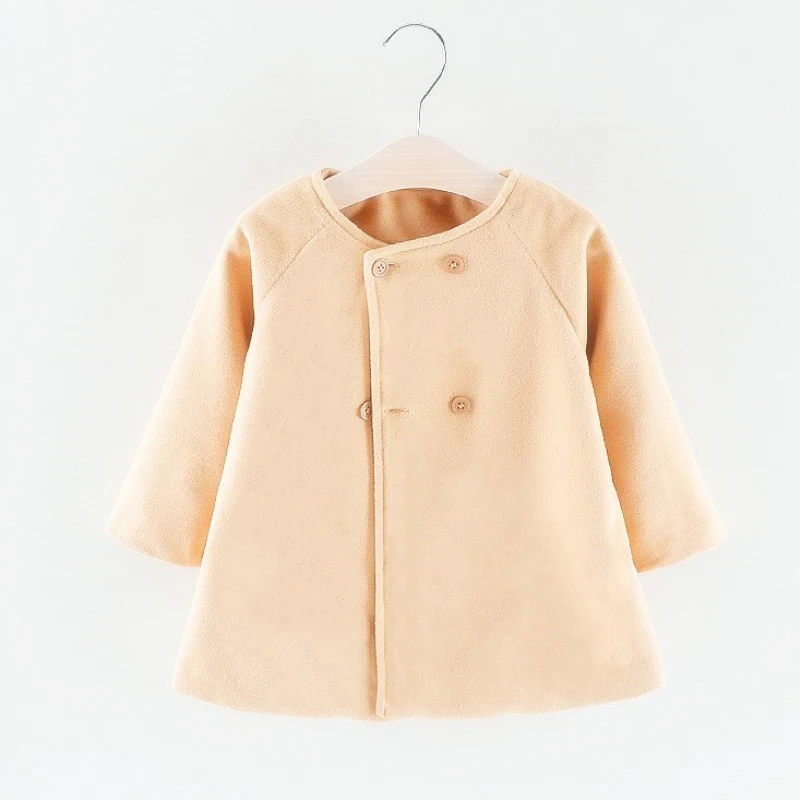 Winter warm Solid color woolen coat boys girls 0-5 year Beibei Korean version windbreaker jacket fashionable children's clothing
Winter warm Solid color woolen coat boys girls 0-5 year Beibei Korean version windbreaker jacket fashionable children's clothing