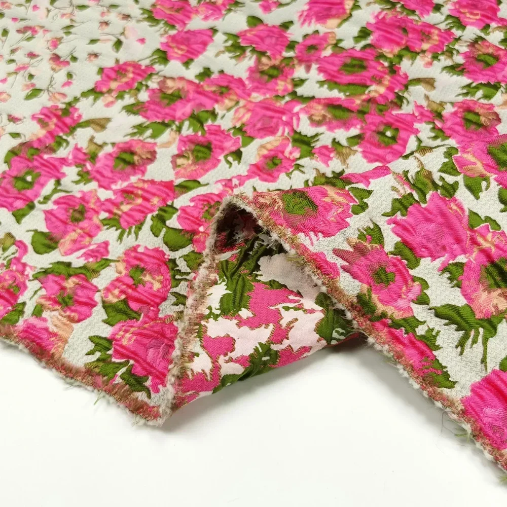 Textured Jacquard Fabric Dress Windbreaker Crisp Women's Clothing Wholesale Cloth Per Meter Quilting Fabrics Polyester Material
Textured Jacquard Fabric Dress Windbreaker Crisp Women's Clothing Wholesale Cloth Per Meter Quilting Fabrics Polyester Material