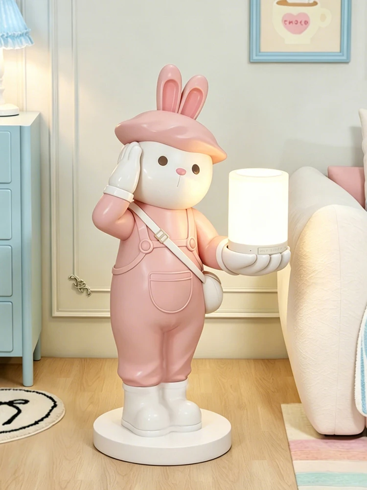 Home Decor Cartoon Salute Cute Rabbit Statue Floor Lamp Art Ornament Living Room Sofa Large Sculpture Floor Decor Housewarming G
Home Decor Cartoon Salute Cute Rabbit Statue Floor Lamp Art Ornament Living Room Sofa Large Sculpture Floor Decor Housewarming G