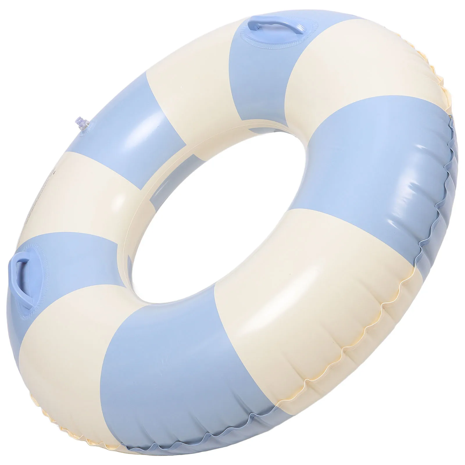 Striped Swim Ring Pool Float 90# Blue Inflatable Adult Water Circle with Handles for Summer Beach Party Outdoor Fun Accessories
Striped Swim Ring Pool Float 90# Blue Inflatable Adult Water Circle with Handles for Summer Beach Party Outdoor Fun Accessories