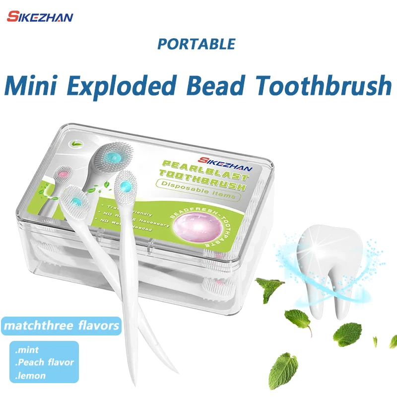 SIKEZHAN портативная дорожная зубная щетка мини взрывная зубная щетка из бисера для взрослых чистящие одноразовые зубные щетки с зубной пастой 20 шт.
SIKEZHAN портативная дорожная зубная щетка мини взрывная зубная щетка из бисера для взрослых чистящие одноразовые зубные щетки с зубной пастой 20 шт.