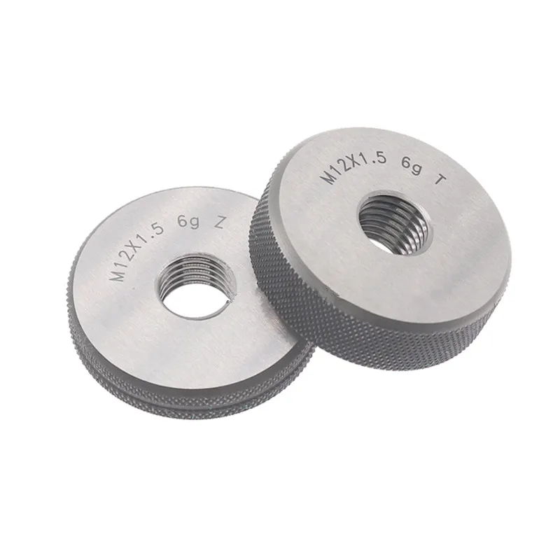 M22X0.75 / M24X3 / M30X2/ M40X0.75 / M50X0.75 Thread Ring Gauge Support Customize GO NOGO Screw Thread Gages
M22X0.75 / M24X3 / M30X2/ M40X0.75 / M50X0.75 Thread Ring Gauge Support Customize GO NOGO Screw Thread Gages