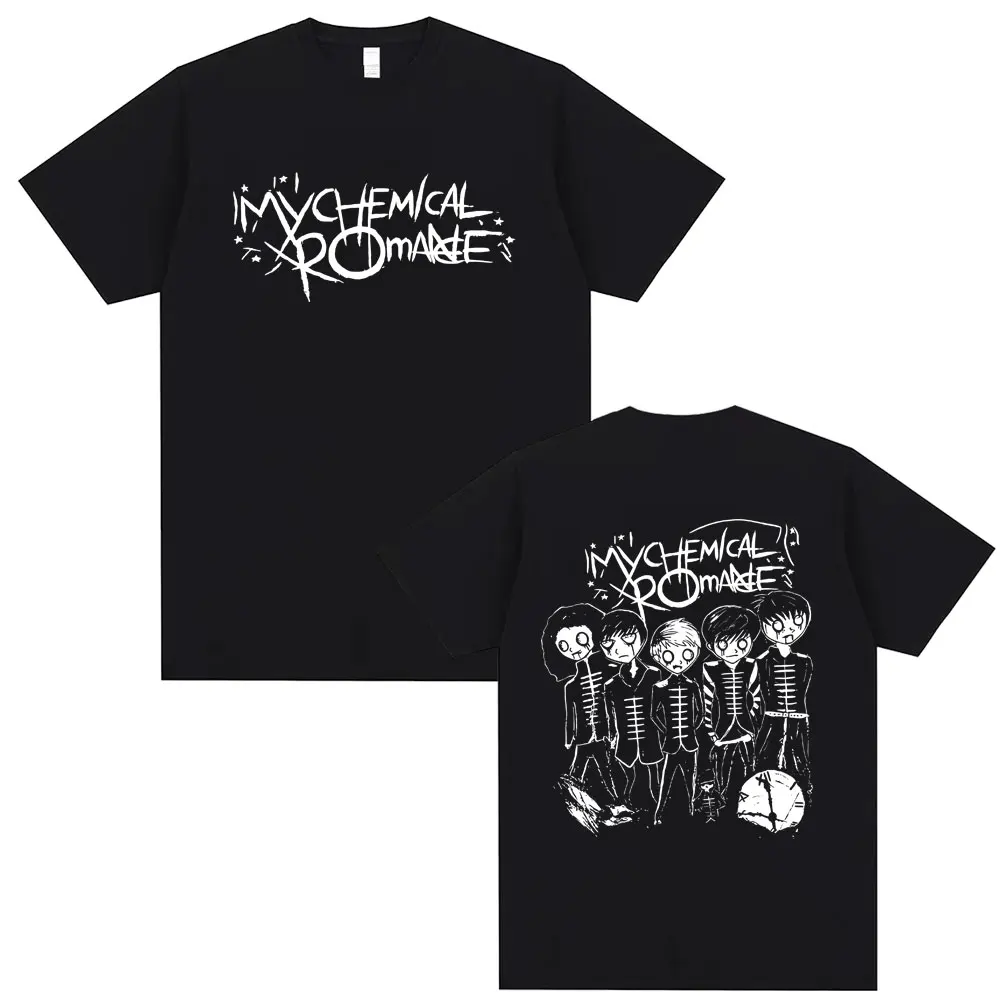 Rock Punk Band My Chemical Romance T Shirts Sumemr Men Women Casual Oversized Streetwear Man Vintage Gothic Short Sleeve T-shirt
Rock Punk Band My Chemical Romance T Shirts Sumemr Men Women Casual Oversized Streetwear Man Vintage Gothic Short Sleeve T-shirt