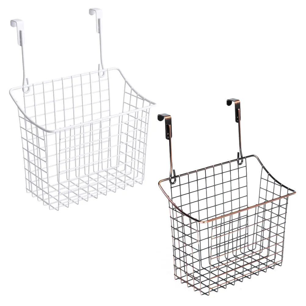 2Pcs Hanging Basket Storage Organizer Iron Home Cabinet Door Mounted Sundries Holder Large Capacity Clothes Fruit Washing
2Pcs Hanging Basket Storage Organizer Iron Home Cabinet Door Mounted Sundries Holder Large Capacity Clothes Fruit Washing