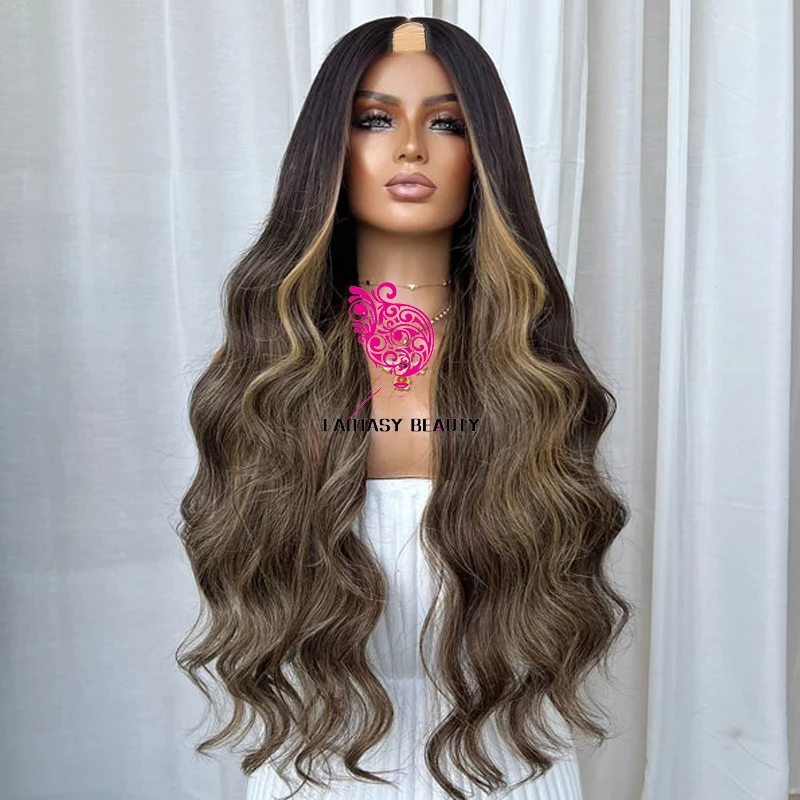 Peruvian Long 28Inch Highlight Ashy Brown Human Hair Easy Wear 1x4 U Part Wigs for Black Women Glueless Body Wave V Part Wigs
Peruvian Long 28Inch Highlight Ashy Brown Human Hair Easy Wear 1x4 U Part Wigs for Black Women Glueless Body Wave V Part Wigs