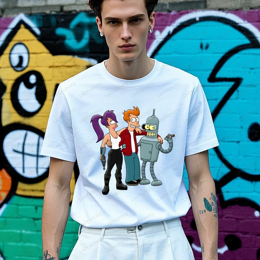 Funny F-Futurama Vintage Movie Men Graphic T Shirts Tee Shirt Woman Short Sleeve Round Neck T-Shirts Cotton Original Clothes
Funny F-Futurama Vintage Movie Men Graphic T Shirts Tee Shirt Woman Short Sleeve Round Neck T-Shirts Cotton Original Clothes