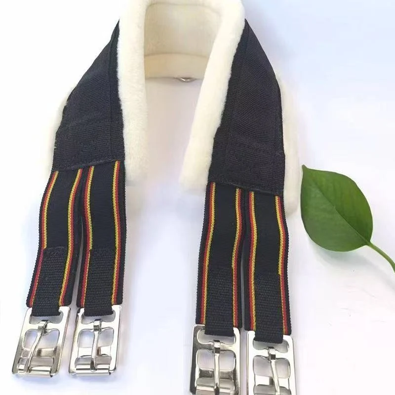 English Girth Fleece Breathable Elastic Easy Attachment with White Fleece Horse Girth Western Saddles Accessories For Training
English Girth Fleece Breathable Elastic Easy Attachment with White Fleece Horse Girth Western Saddles Accessories For Training