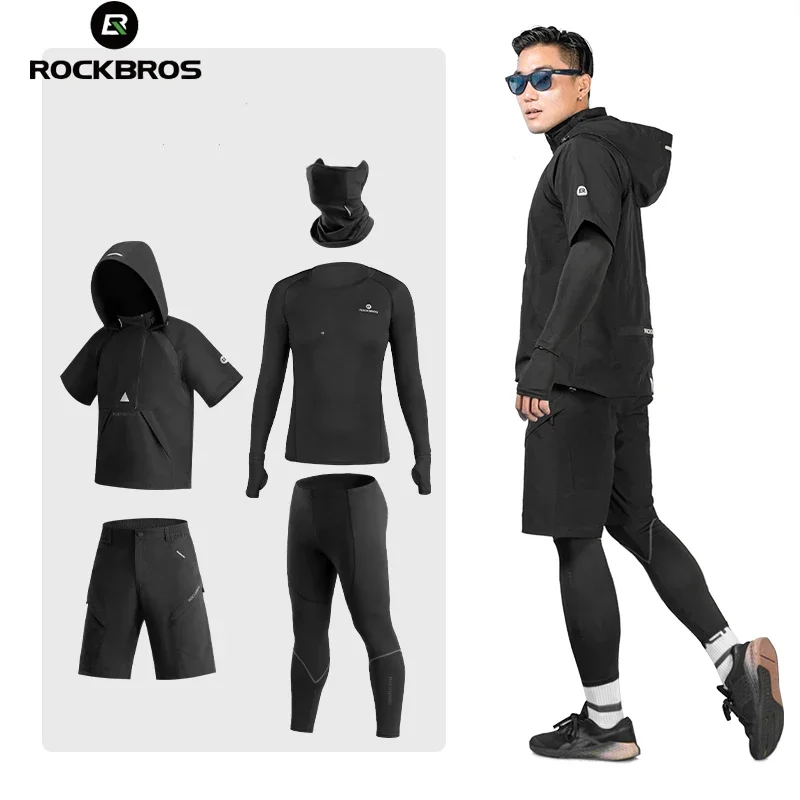Мужской спортивный костюм ROCKBROS, компрессионный спортивный костюм для тренажерного зала, фитнеса, одежда для бега, спортивная одежда для занятий спортом, леггинсы для тренировок, 5 шт./компл.
Мужской спортивный костюм ROCKBROS, компрессионный спортивный костюм для тренажерного зала, фитнеса, одежда для бега, спортивная одежда для занятий спортом, леггинсы для тренировок, 5 шт./компл.