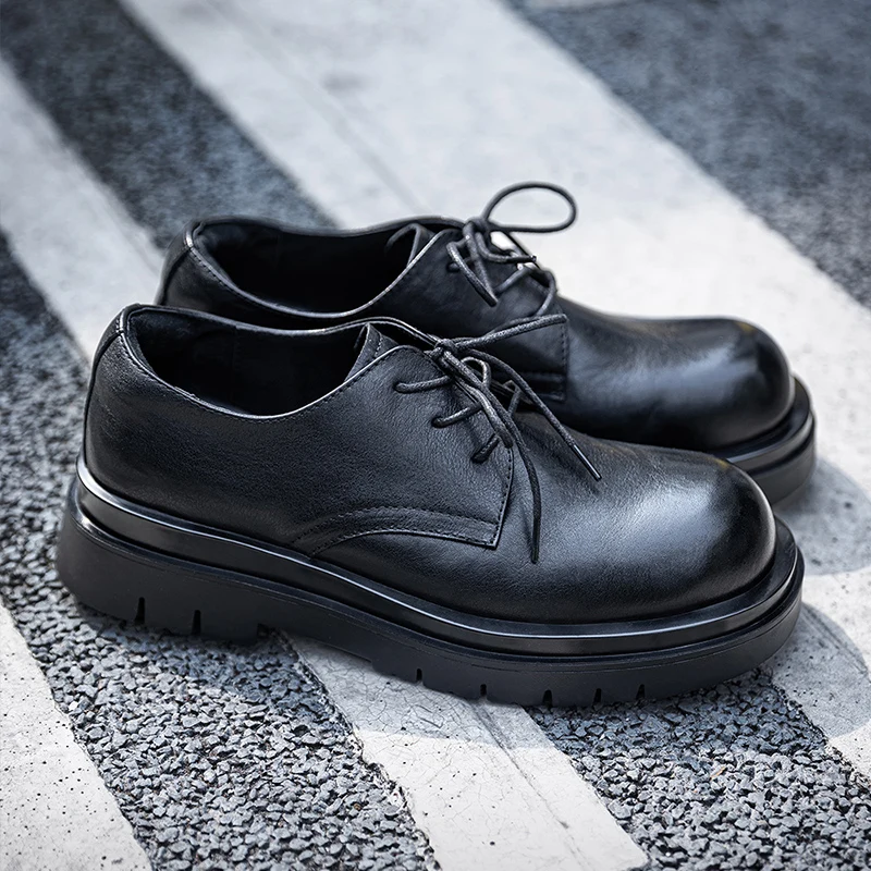 Mr.A Men's Low-Cut Thick-Soled Toe-Layer Cowhide Derby Shoes Round-Toe Versatile Work Clothing Work Shoes Casual Leather Shoes
Mr.A Men's Low-Cut Thick-Soled Toe-Layer Cowhide Derby Shoes Round-Toe Versatile Work Clothing Work Shoes Casual Leather Shoes