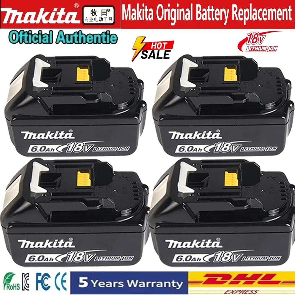 100% original Makita 18V battery and charger for Makita power tool LXT BL XPT DDF487 DTD173 DTW700 DGA404 replacement
100% original Makita 18V battery and charger for Makita power tool LXT BL XPT DDF487 DTD173 DTW700 DGA404 replacement