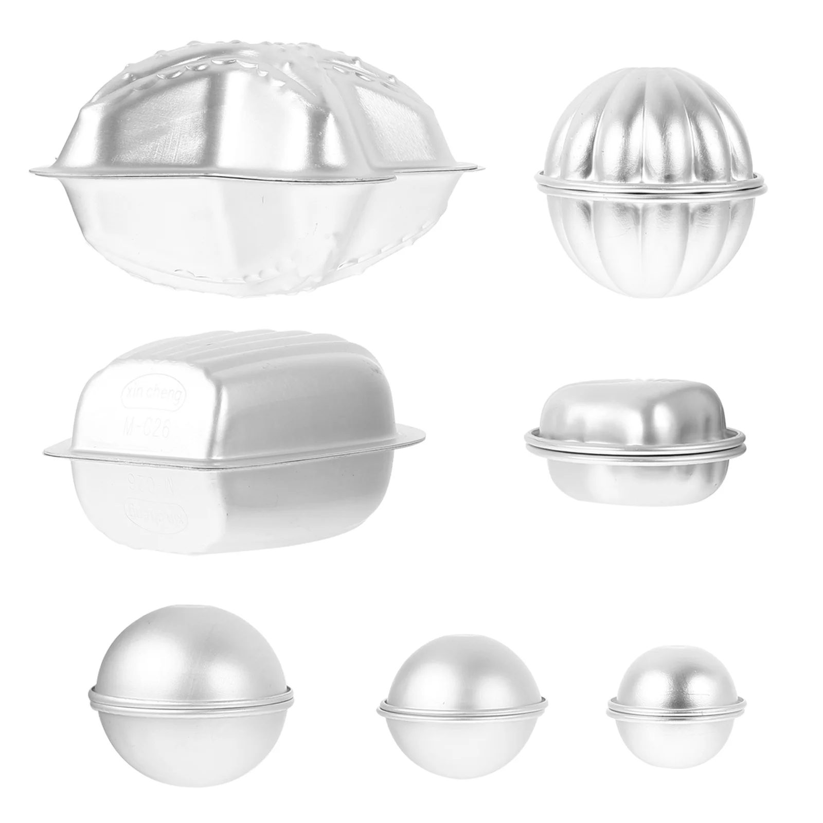 1 Set Half Ball Shaped Cake Mold Easy Demoulding Aluminium Alloy Pudding Pan Mini Muffin Mold Metal Bakeware For Home
1 Set Half Ball Shaped Cake Mold Easy Demoulding Aluminium Alloy Pudding Pan Mini Muffin Mold Metal Bakeware For Home