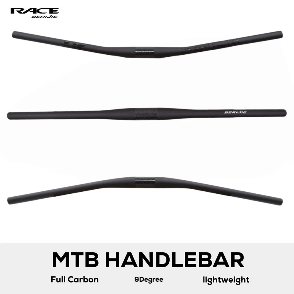 RACE Full Carbon Mtb Handlebar 9 Degree,660-780mm,Black Matt,XC/Cross Handlebars For Mountain Bike,Clamp Diameter 31.8mm
RACE Full Carbon Mtb Handlebar 9 Degree,660-780mm,Black Matt,XC/Cross Handlebars For Mountain Bike,Clamp Diameter 31.8mm